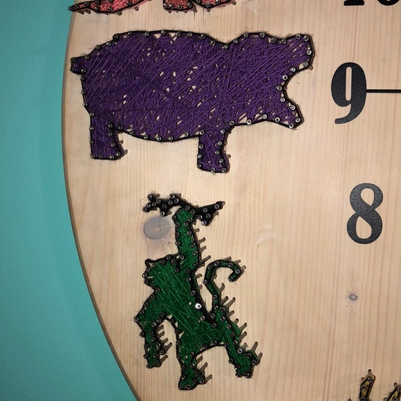 Animal string art clock - Picture 7 of 8